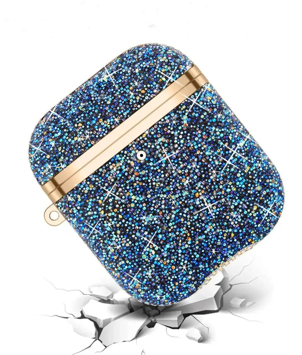 Soft Electroplating Fashion Star Diamond Earphone Sleeve