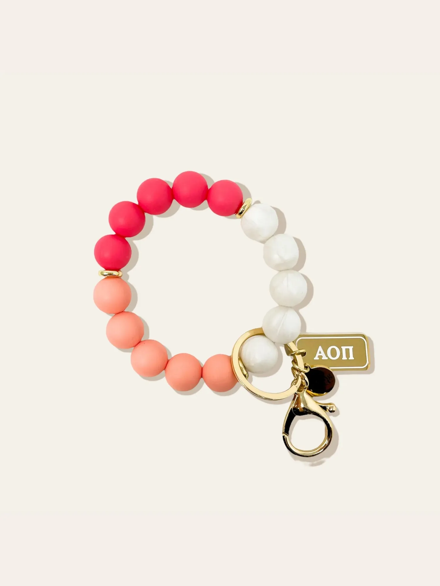 Sorority Beaded Keychain Wristlet