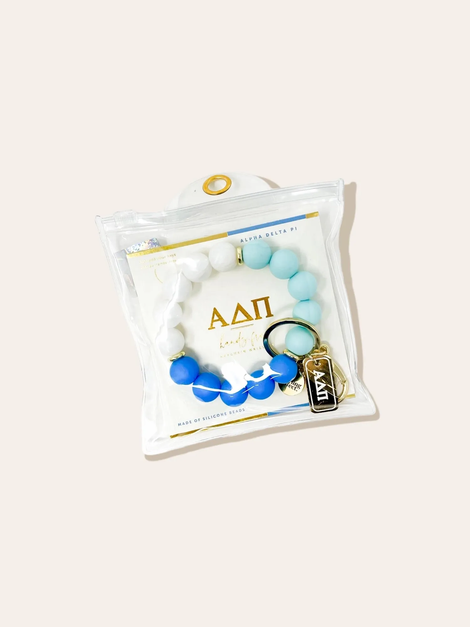 Sorority Beaded Keychain Wristlet