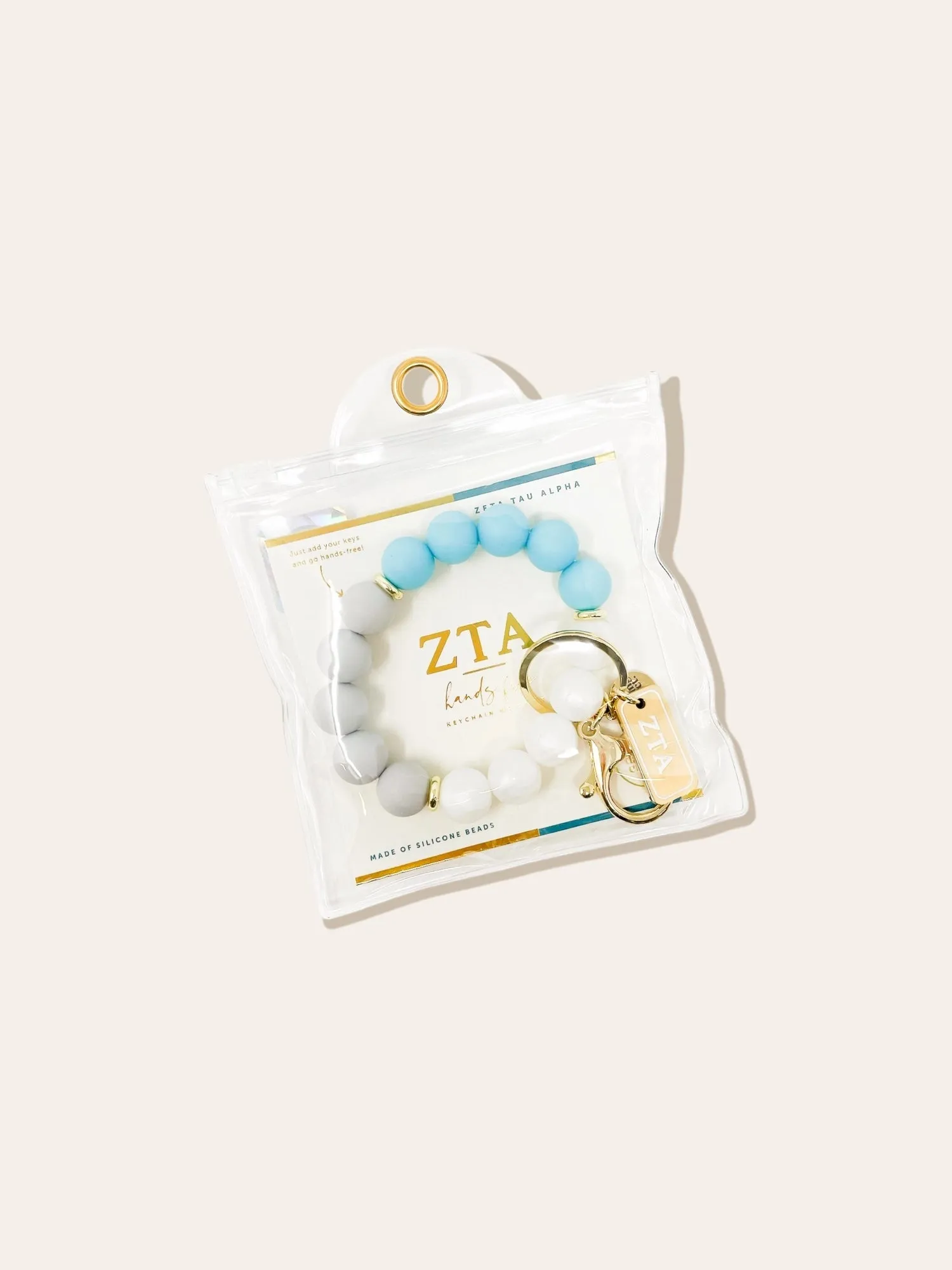 Sorority Beaded Keychain Wristlet