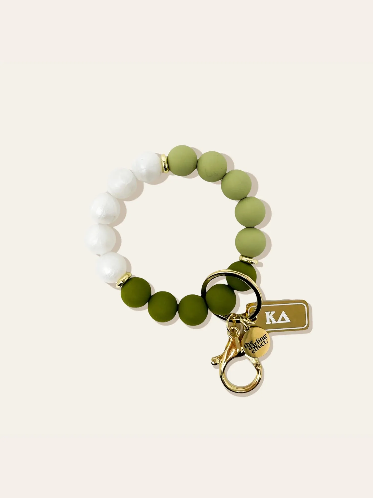 Sorority Beaded Keychain Wristlet