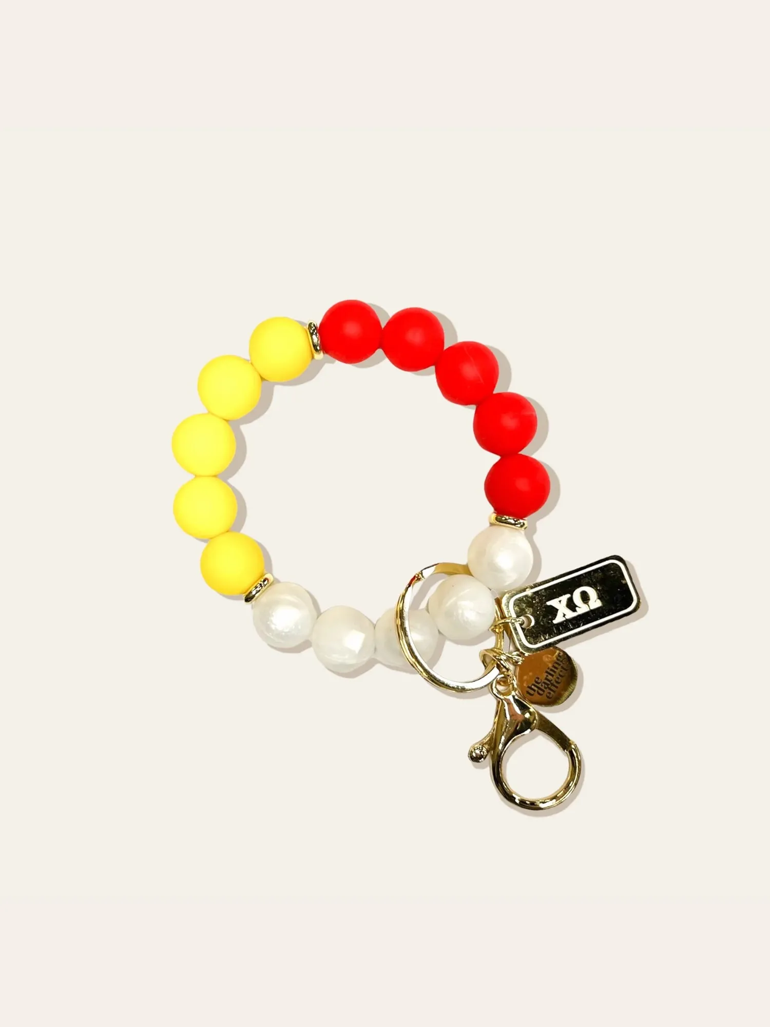 Sorority Beaded Keychain Wristlet