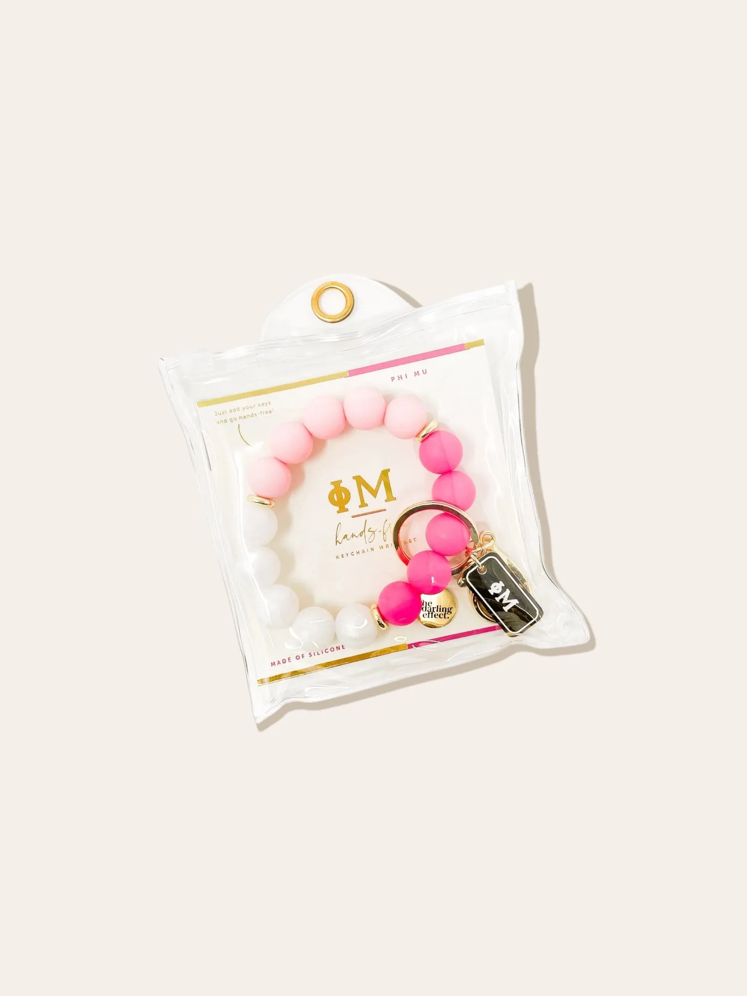 Sorority Beaded Keychain Wristlet