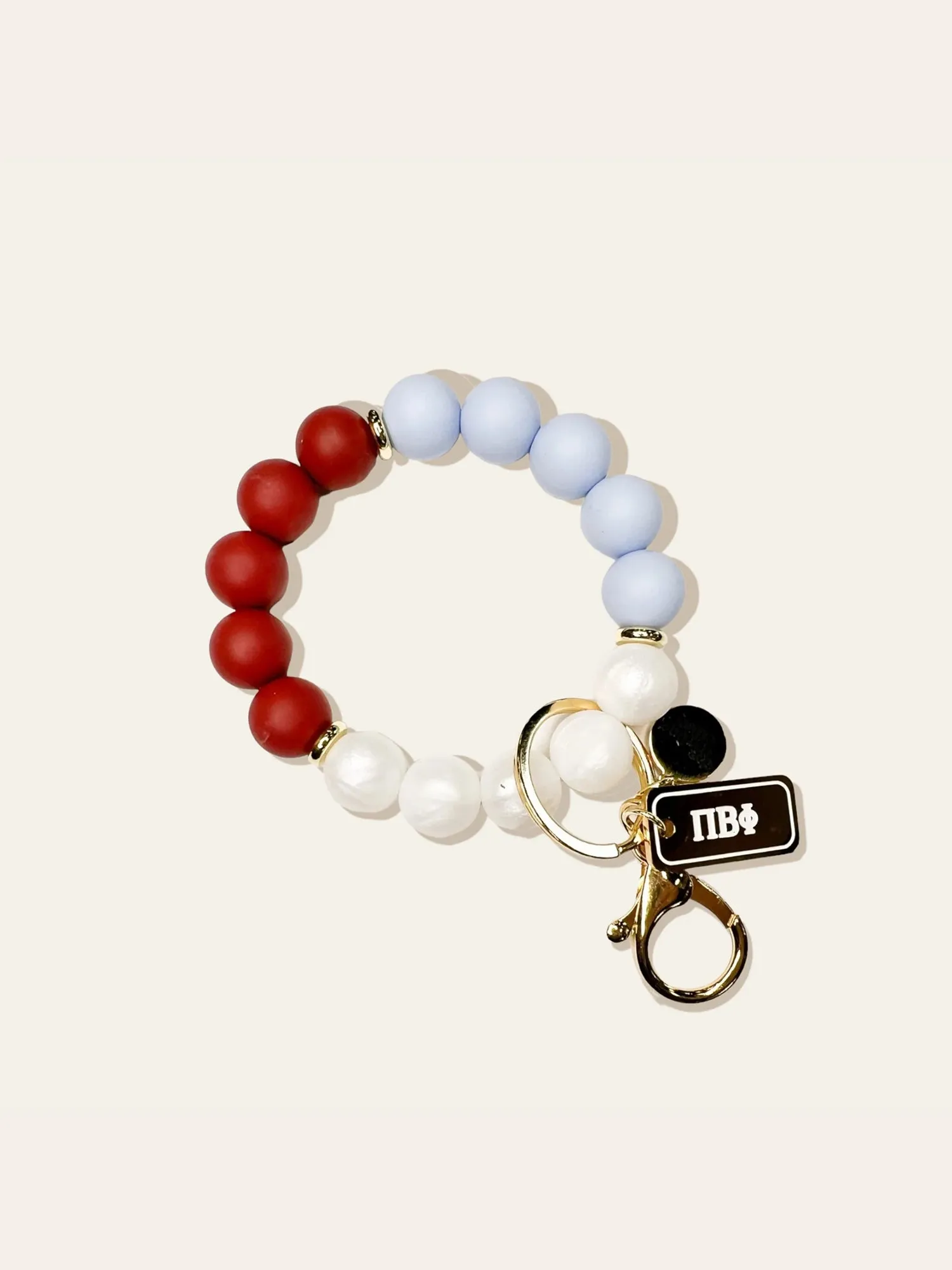 Sorority Beaded Keychain Wristlet