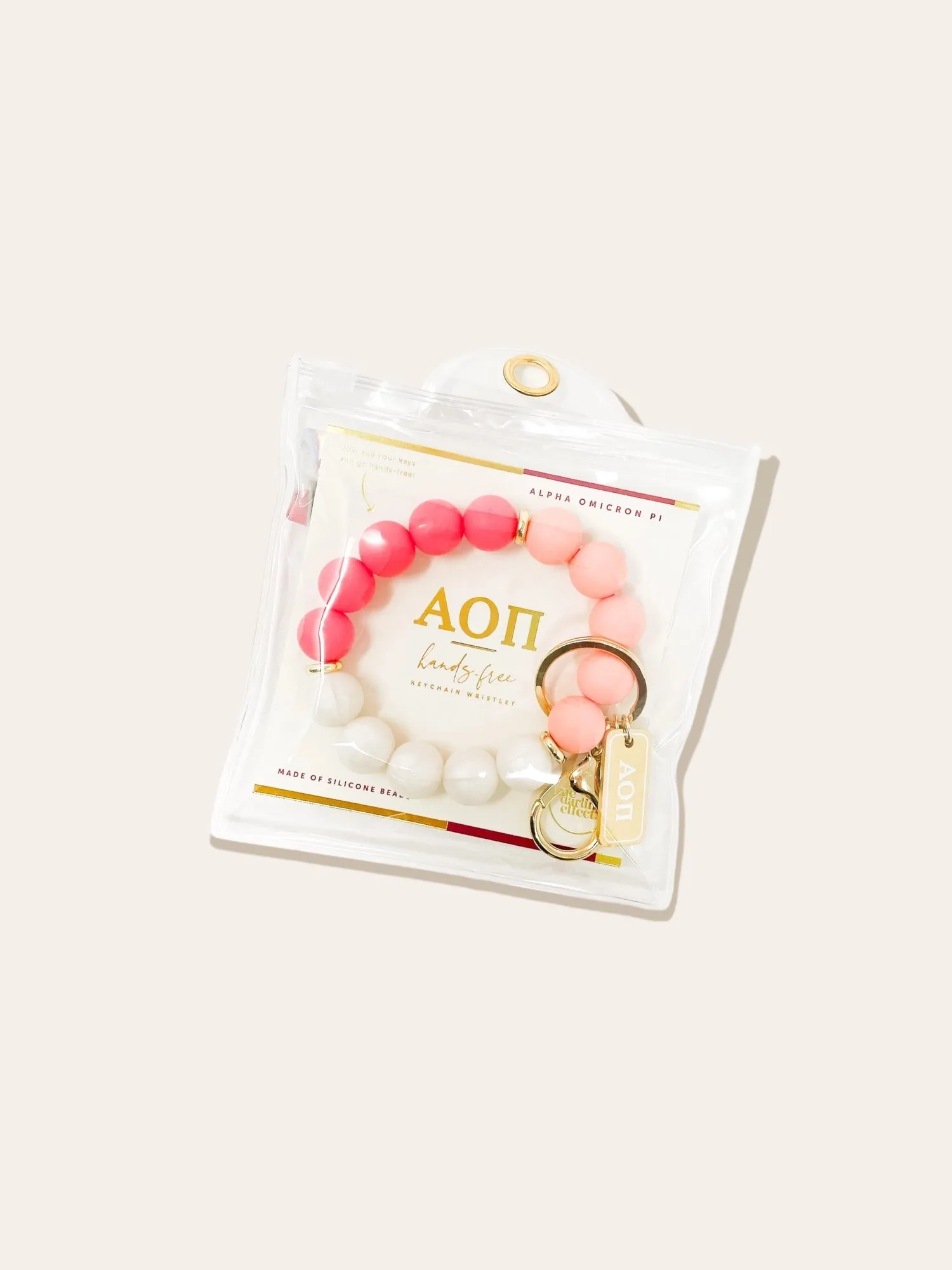 Sorority Beaded Keychain Wristlet