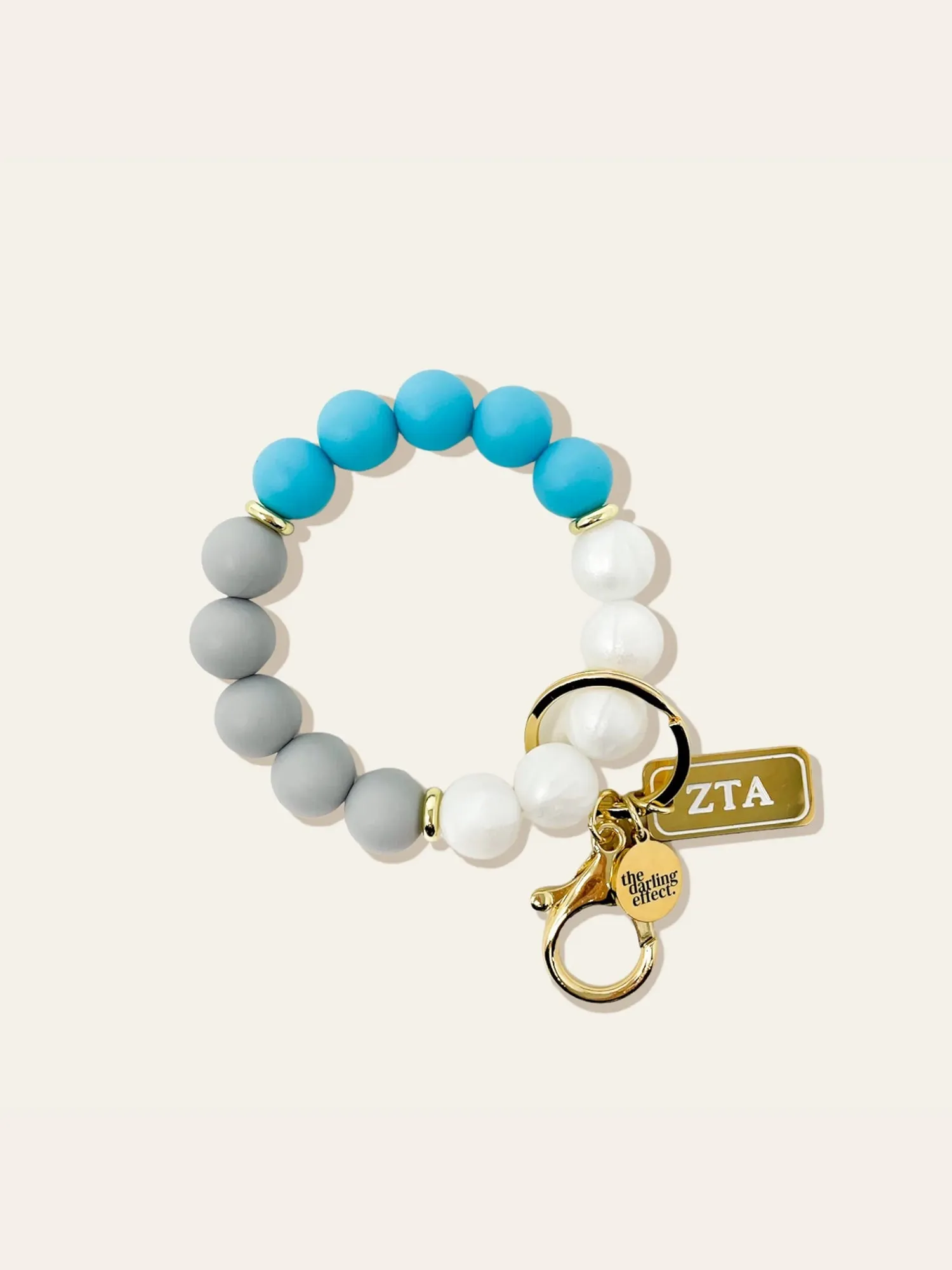 Sorority Beaded Keychain Wristlet