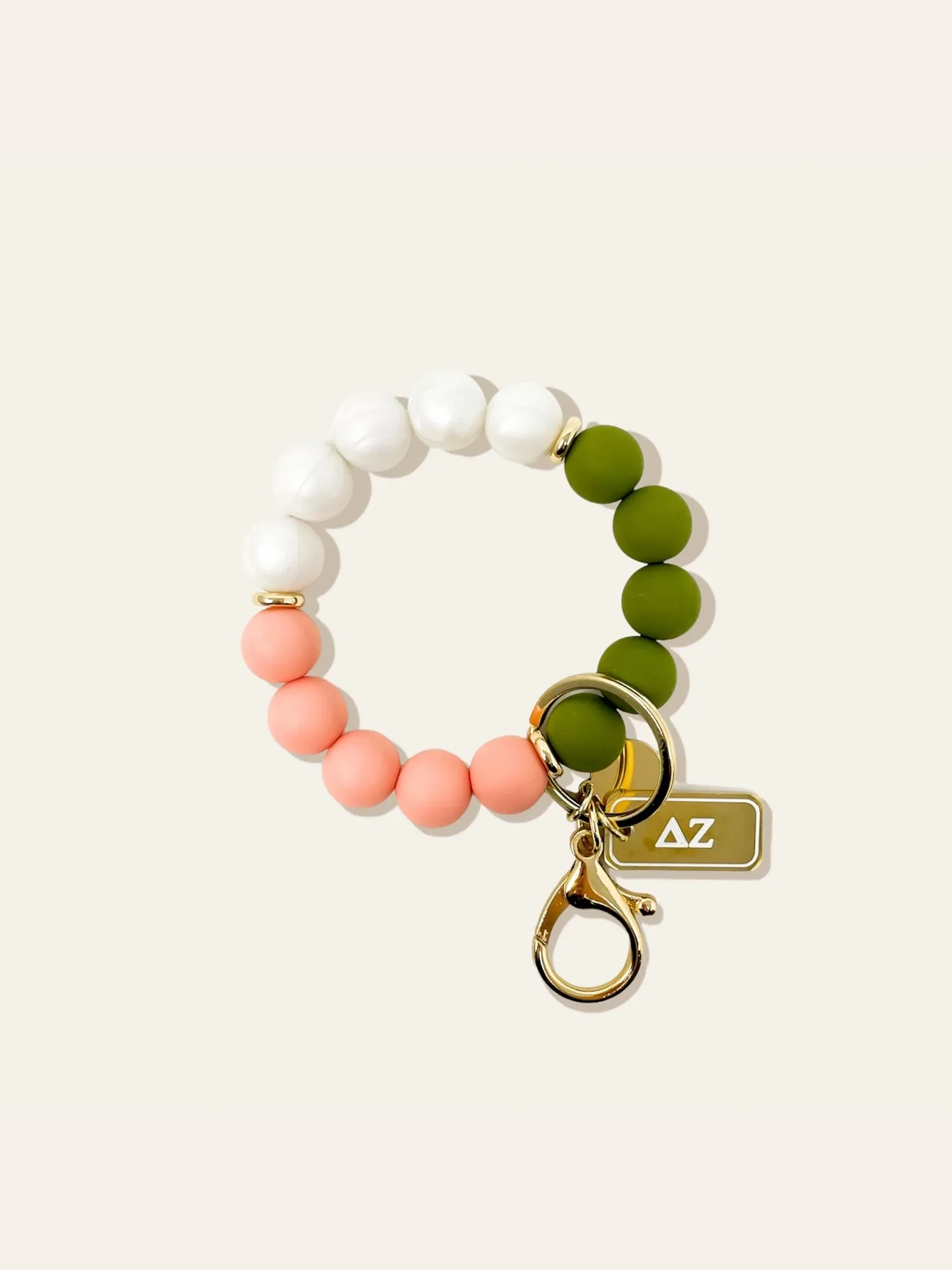Sorority Beaded Keychain Wristlet