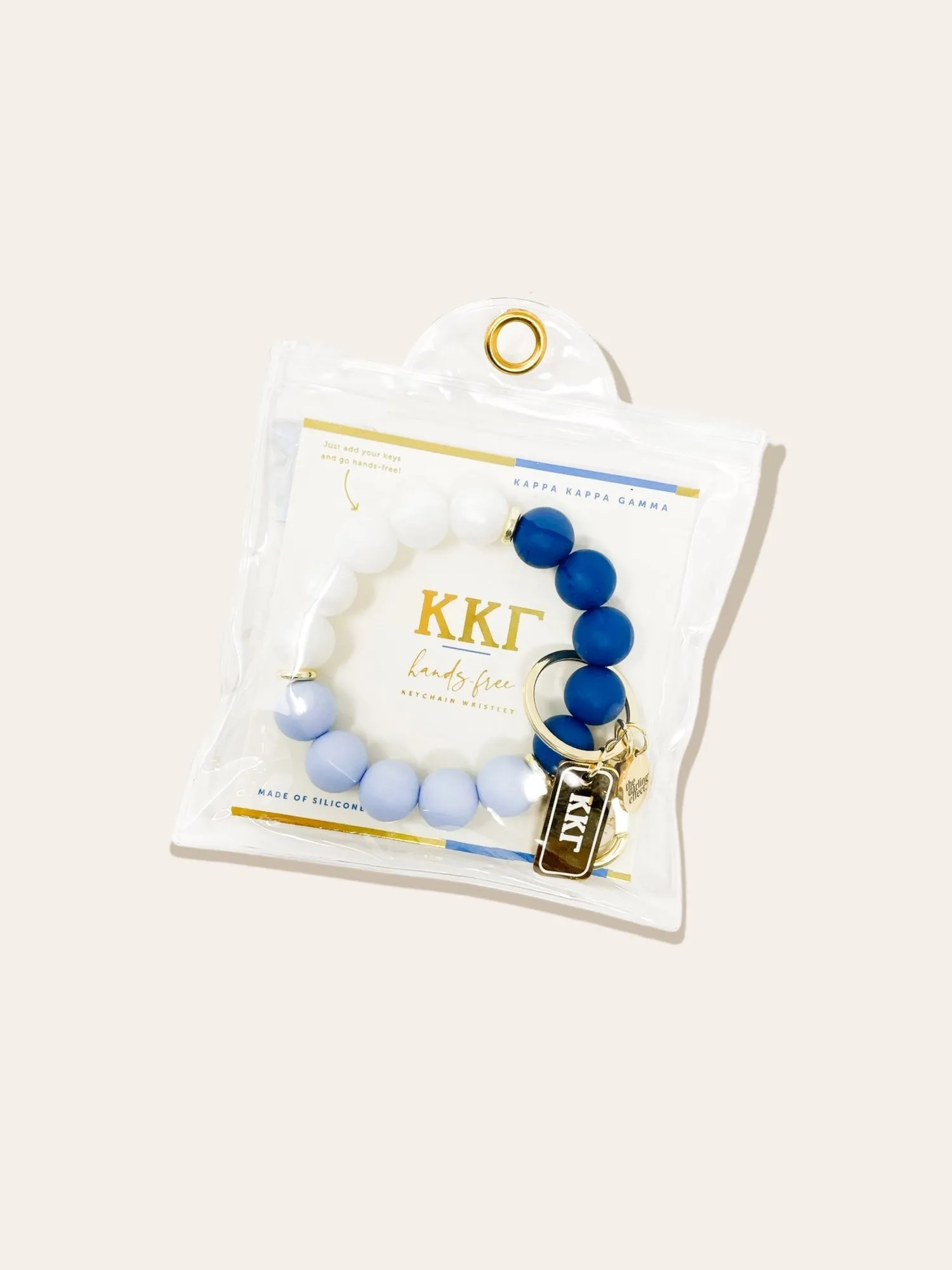Sorority Beaded Keychain Wristlet