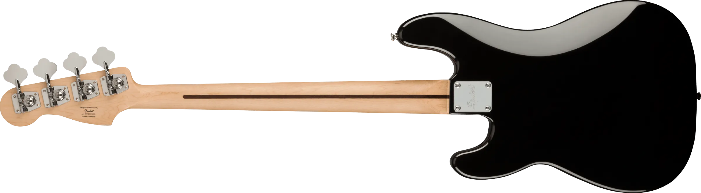 Squier Affinity Series Precision Bass PJ Pack Maple Fingerboard Black Gig Bag Rumble 15 - 240V AU