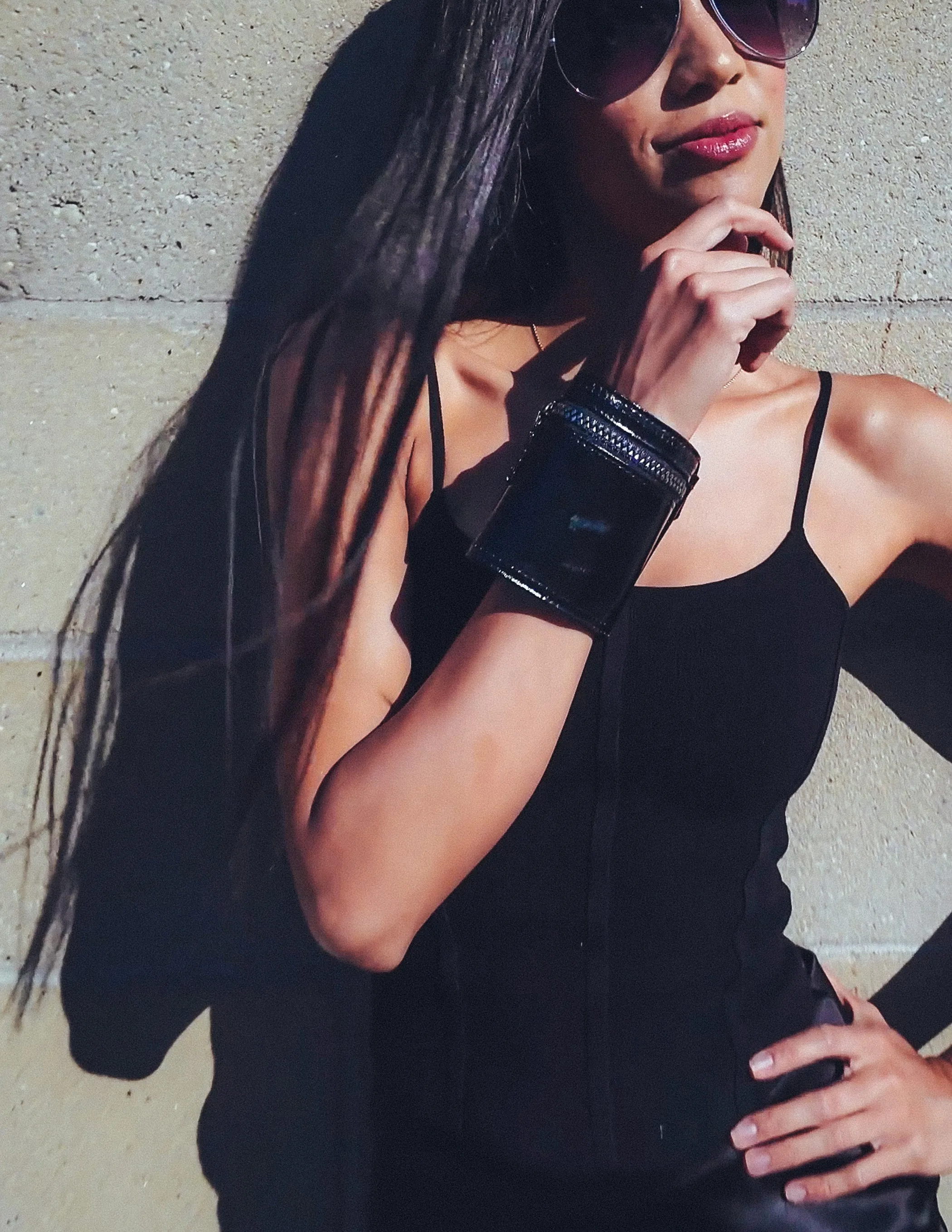 Stash Wrap | Wrist Wallet | Black