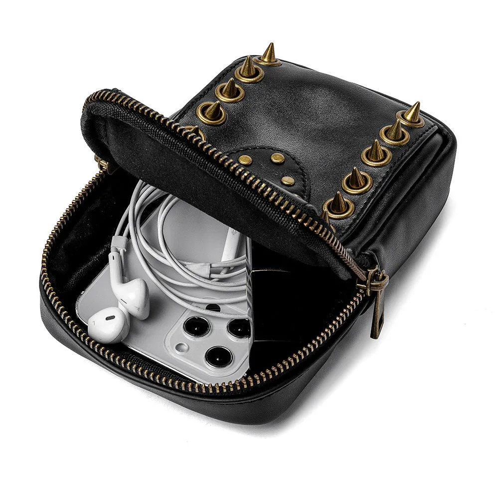 Steampunk Passport Wallets Neck Holder Cell Phone Purse Pouch