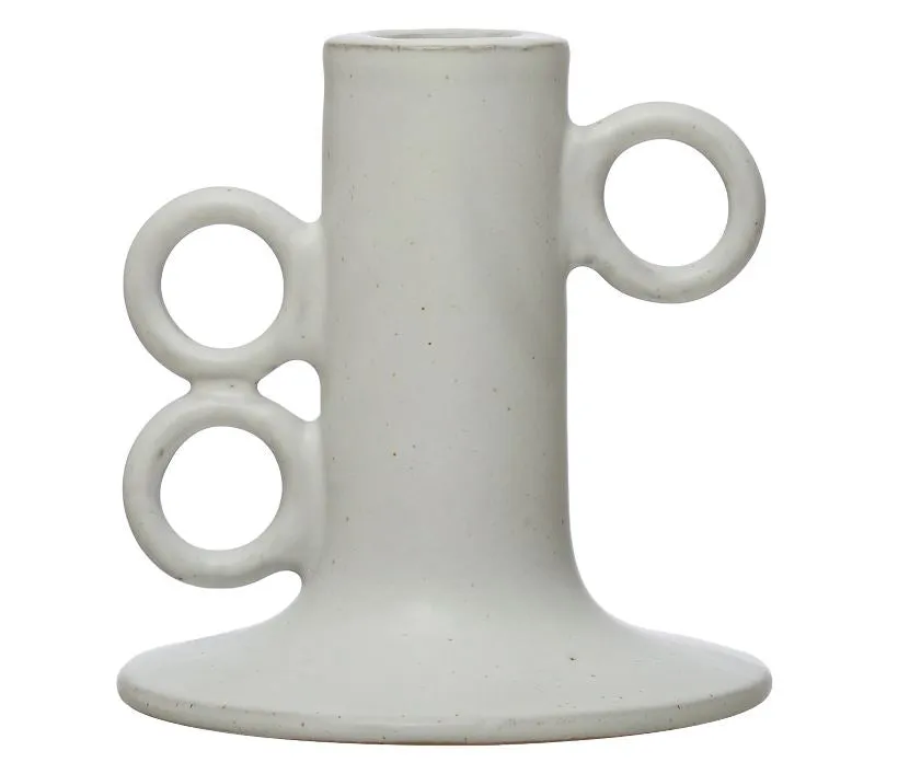 Stoneware Taper Holder