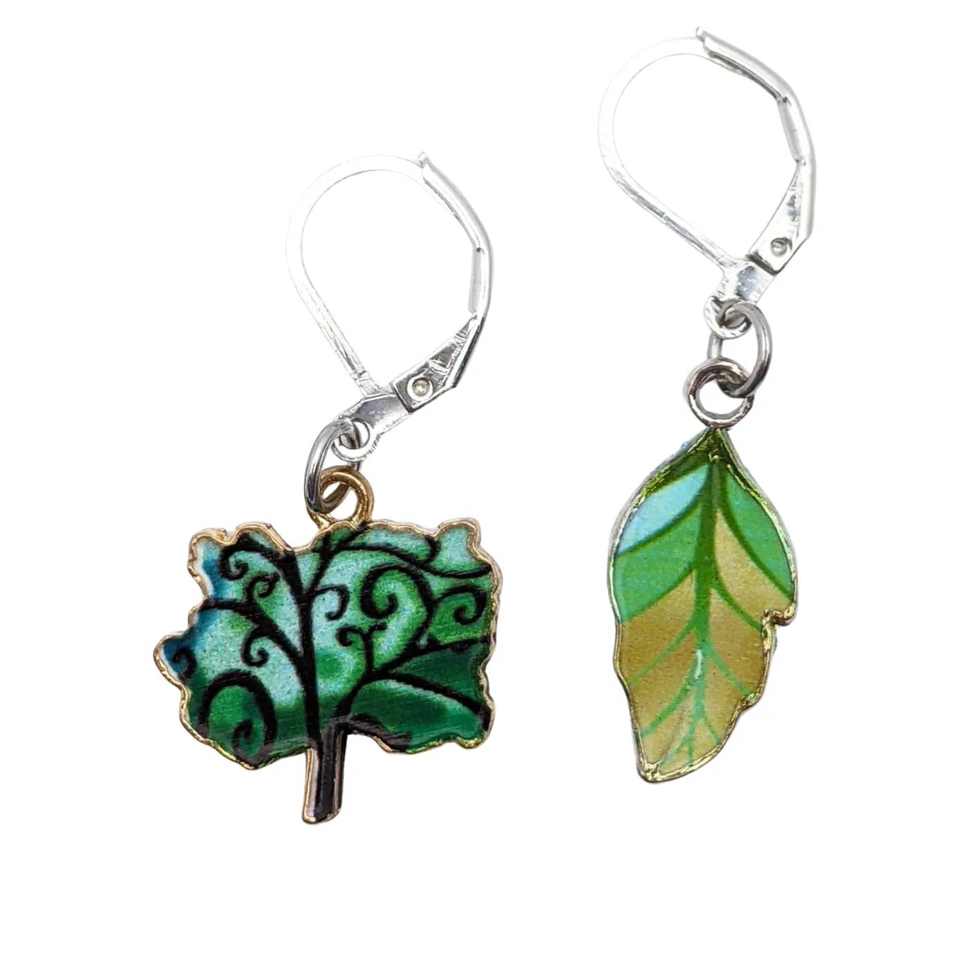 Summer Leaves Removable Stitch Markers | Crochet or Knitting
