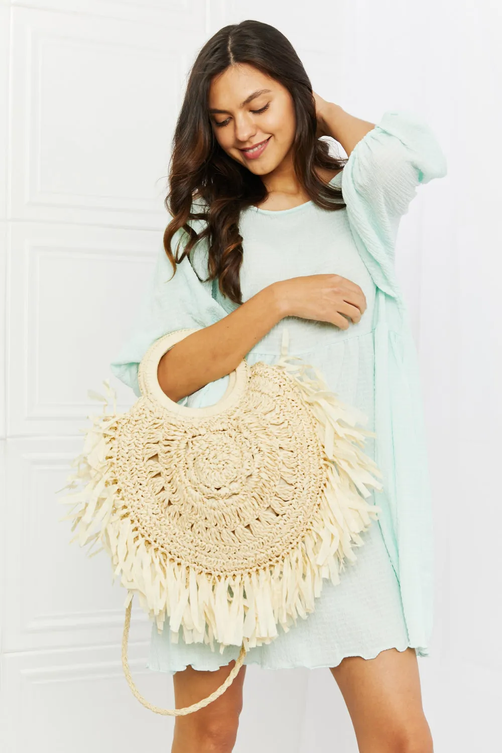 Summer Straw Handbag Fashion beach bag