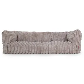 The 3 Seater Albert Sofa Bean Bag - Ultra Plush Cord Minky