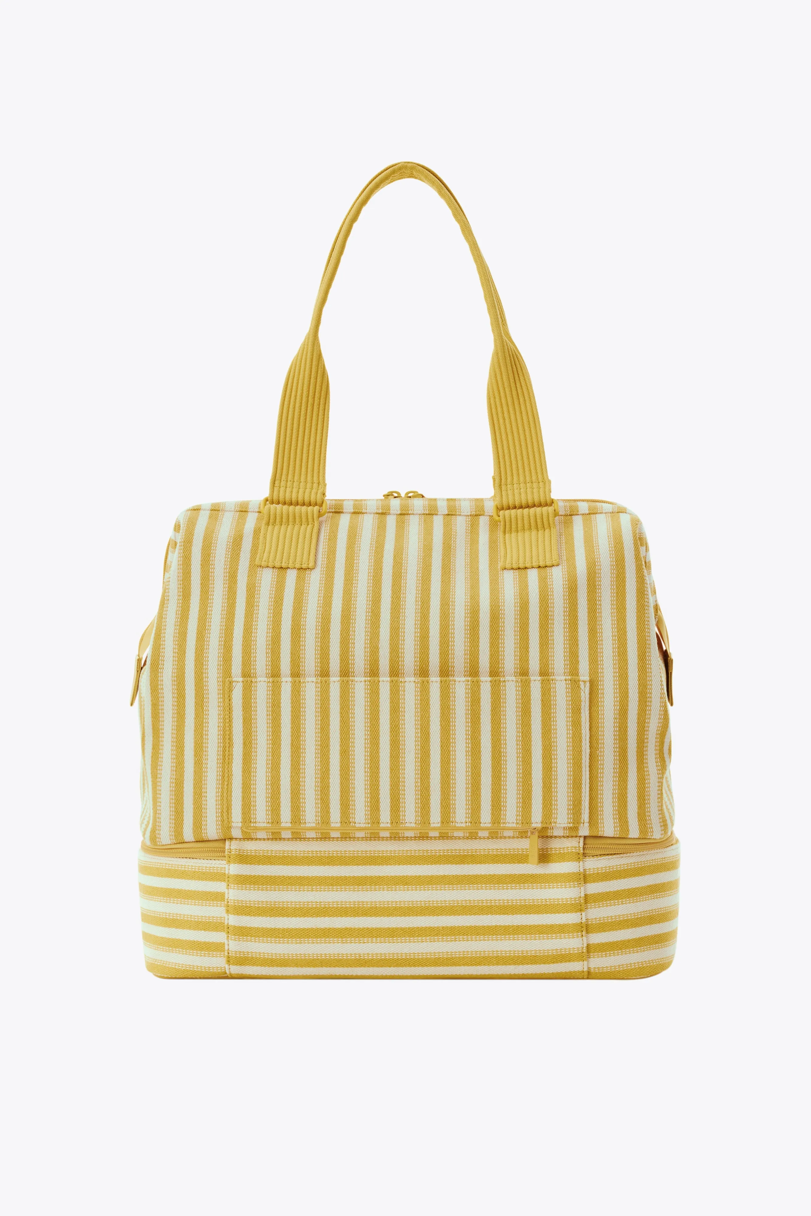 The Mini Weekender in Honey Stripe