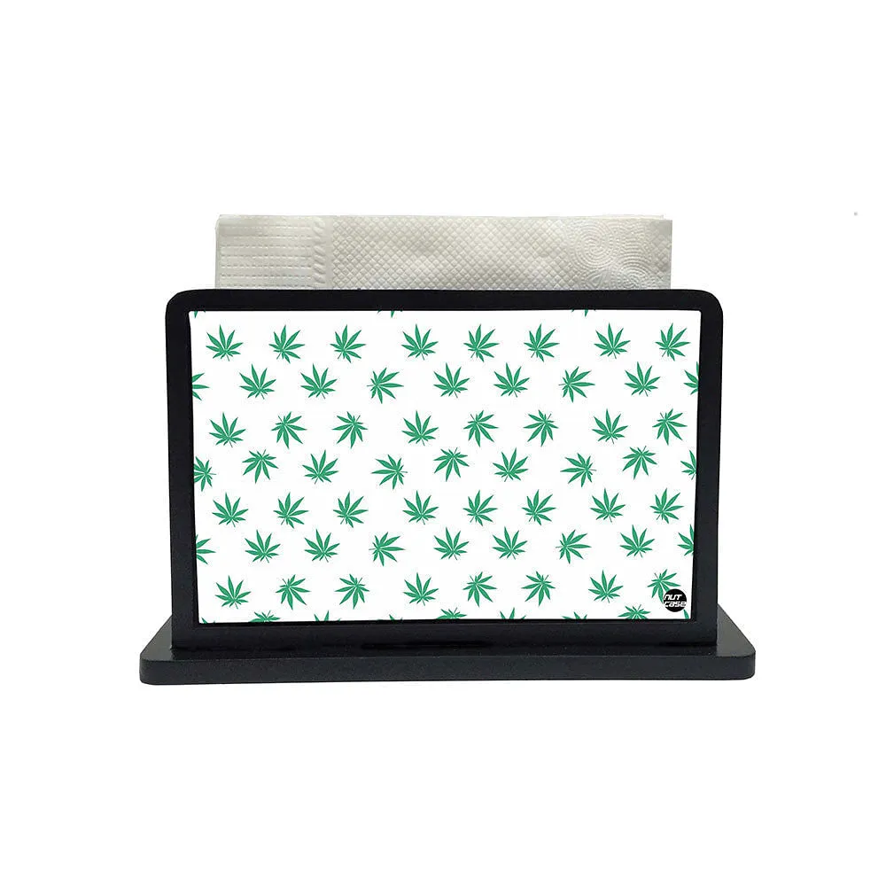 Tissue Holder Paper Napkin Stand - Happpy Leaves