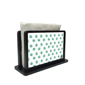 Tissue Holder Paper Napkin Stand - Happpy Leaves