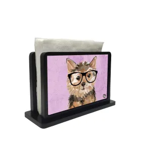 Tissue Holder Paper Napkin Stand - Smart Dog Face