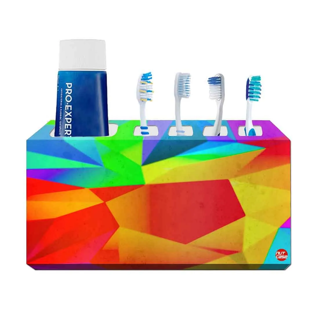 Toothbrush Holder Wall Mounted -Shards of Color