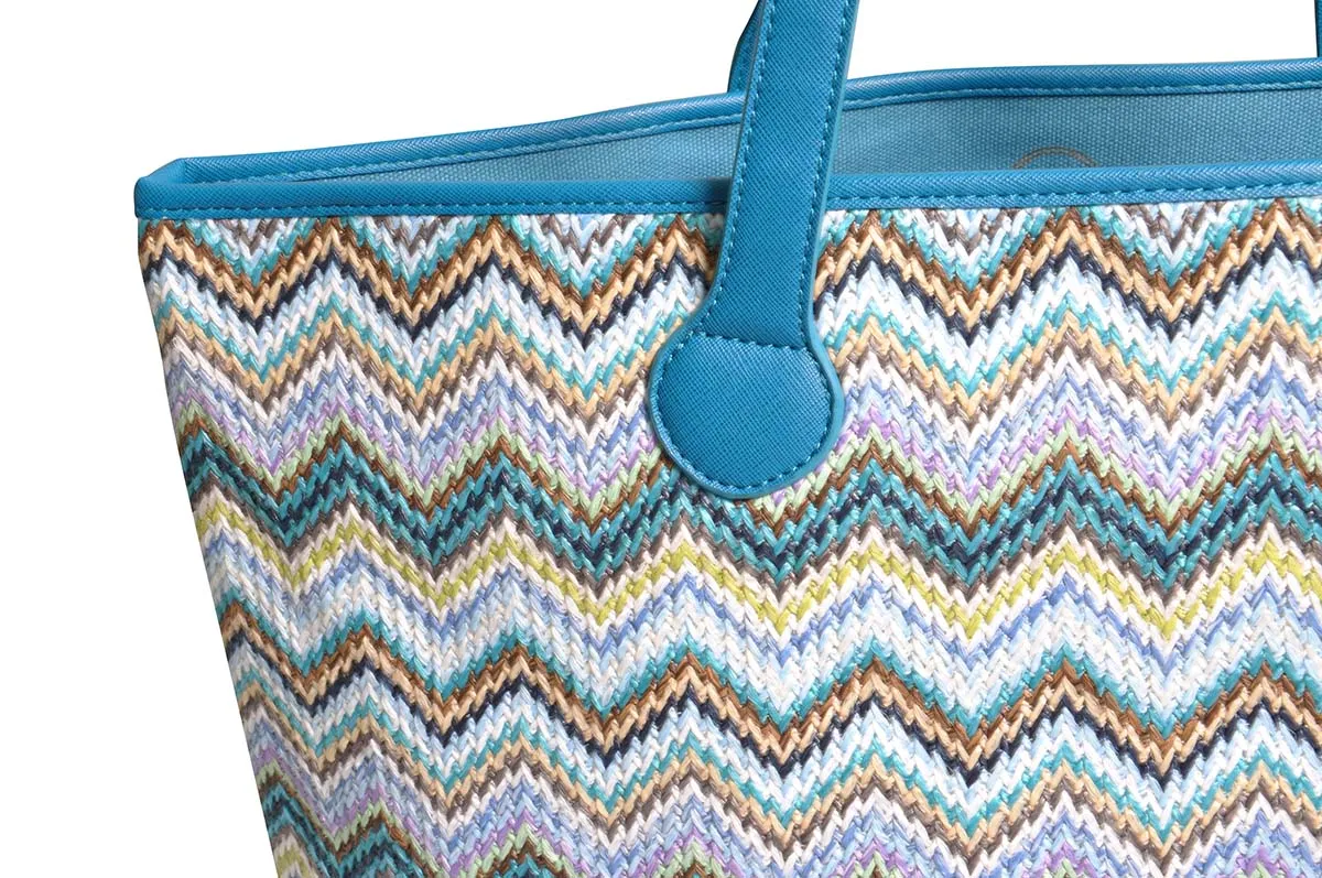 Tote bag Bondai - teal blue