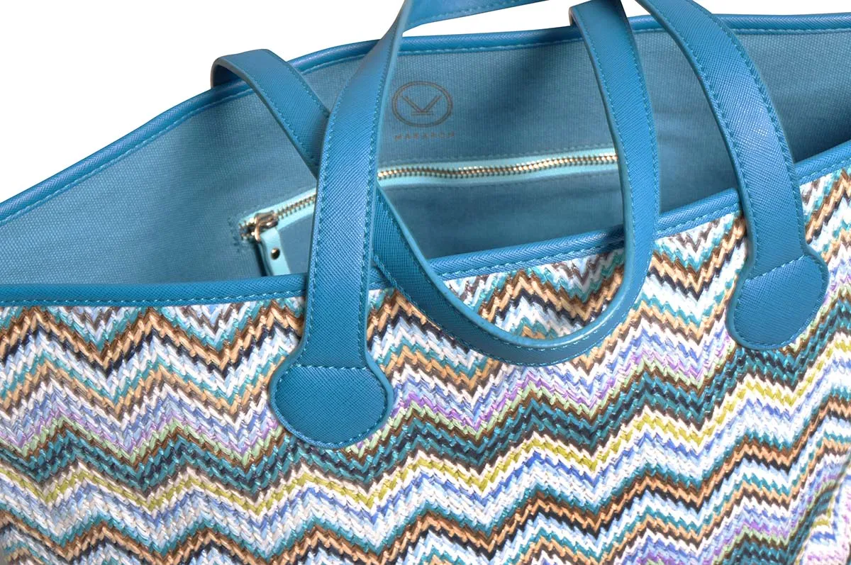 Tote bag Bondai - teal blue