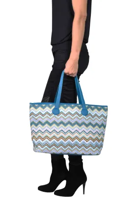 Tote bag Bondai - teal blue