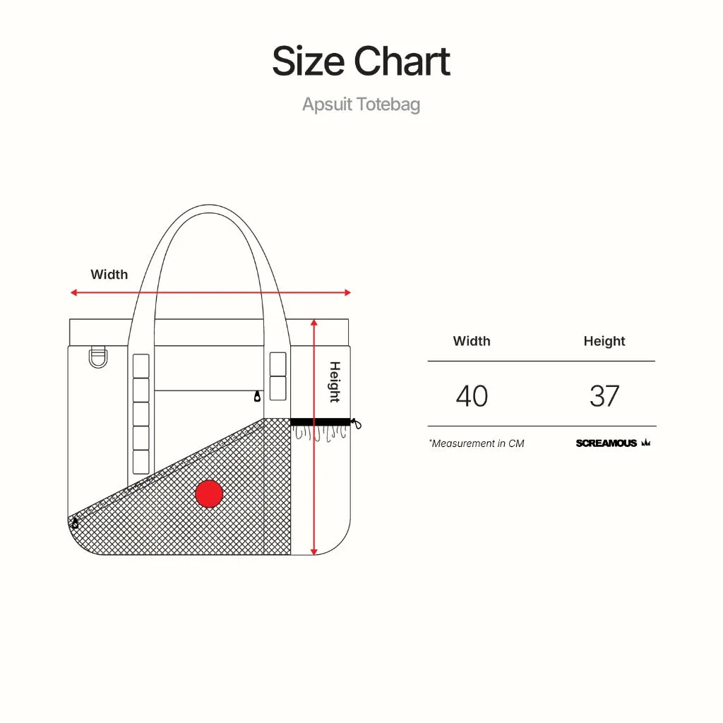 Two Ways TOTE BAG Sling Bag APSUIT GREY