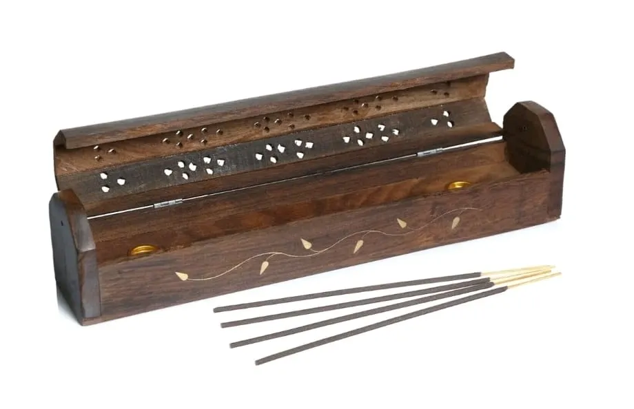 White Washed Incense Holder - Simple