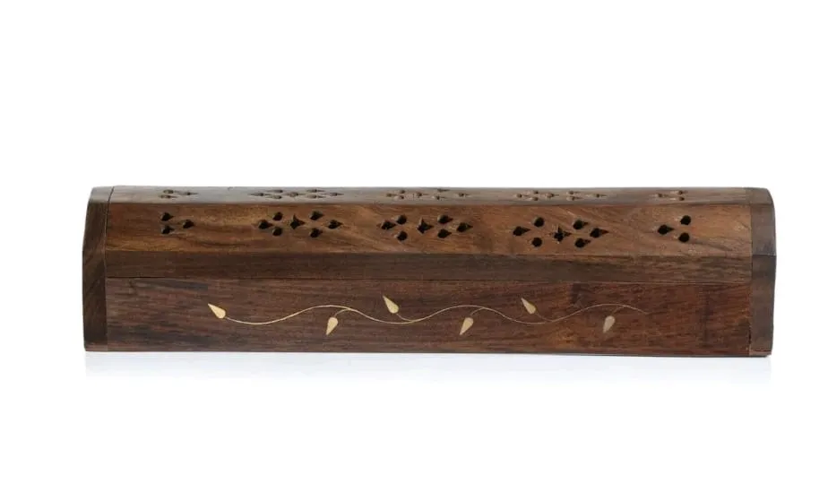 White Washed Incense Holder - Simple