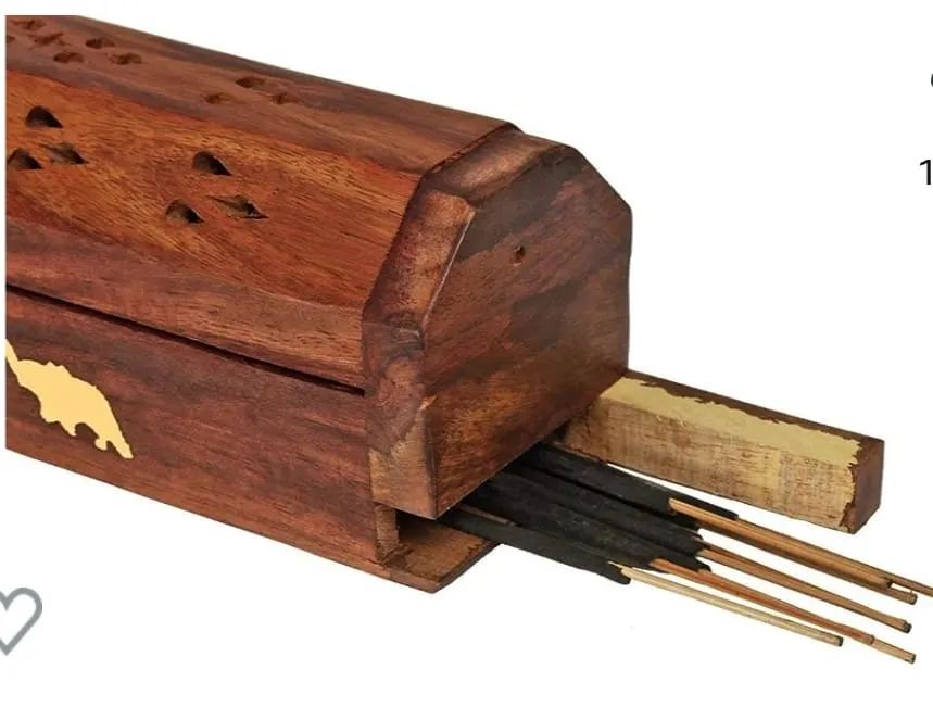 White Washed Incense Holder - Simple