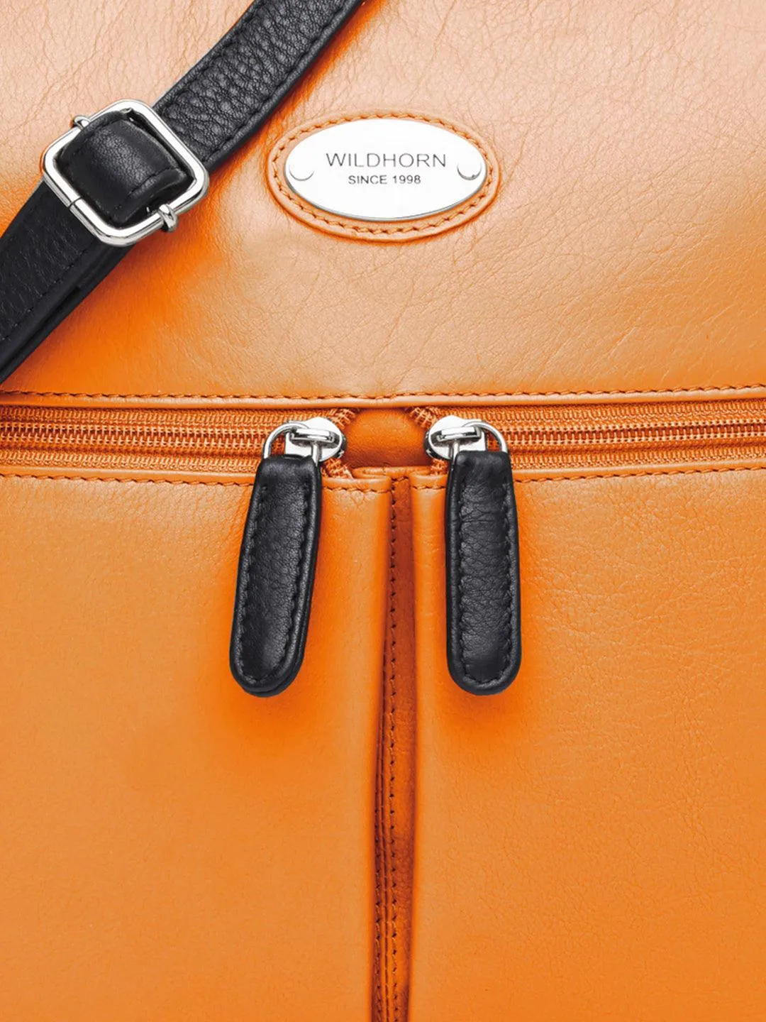WILDHORN Stylish Cross-Body Leather Bag For Girls & Women I Leather Sling Bag I Handcrafted I Ultra Strong Stitching I- Ideal for Travelling, Parties, Weddings & Gifts
