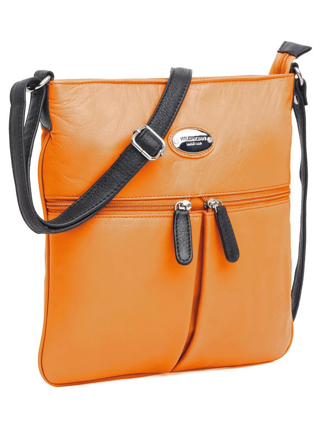 WILDHORN Stylish Cross-Body Leather Bag For Girls & Women I Leather Sling Bag I Handcrafted I Ultra Strong Stitching I- Ideal for Travelling, Parties, Weddings & Gifts
