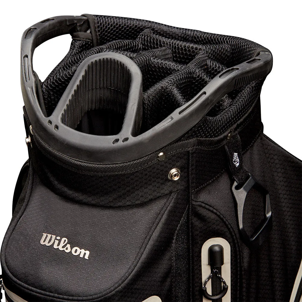 Wilson Exo Dry Waterproof Cart Bag - Staff Red/Black/White