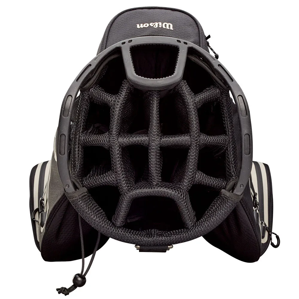 Wilson Exo Dry Waterproof Cart Bag - Staff Red/Black/White