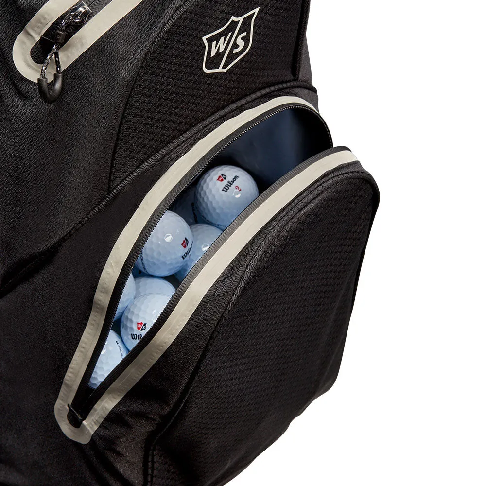 Wilson Exo Dry Waterproof Cart Bag - Staff Red/Black/White