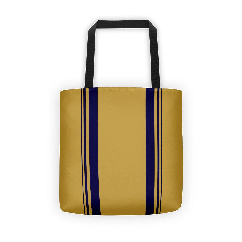 Windrush Tan & Navy Tote Bag by Robert Bowen
