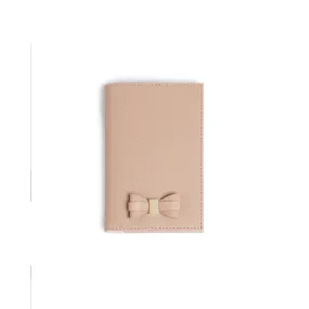 Women Artaa-Bow Detail Passport Holder - Dusky Pink