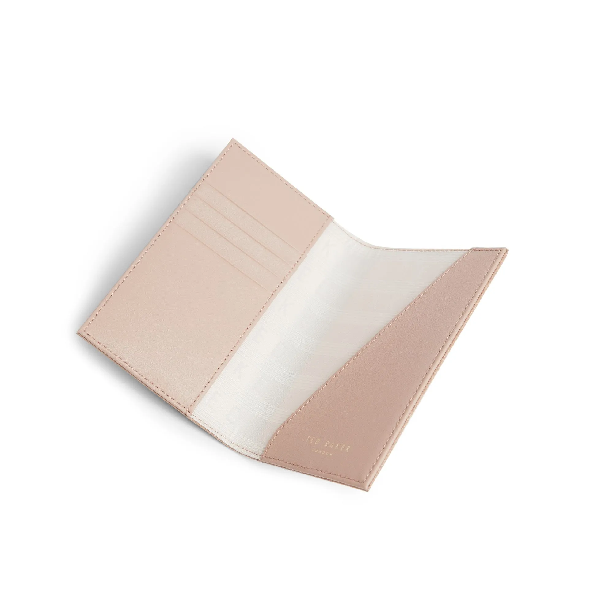 Women Artaa-Bow Detail Passport Holder - Dusky Pink