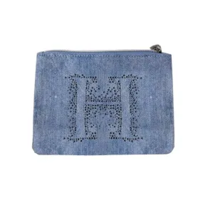 Womens Agay Denim Pocket Cluch
