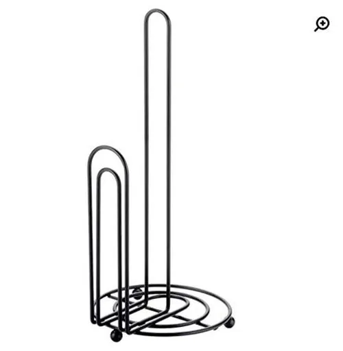 Wrought Iron Tissue Roll Towel Holder for Kitchen 12x12x25 cm