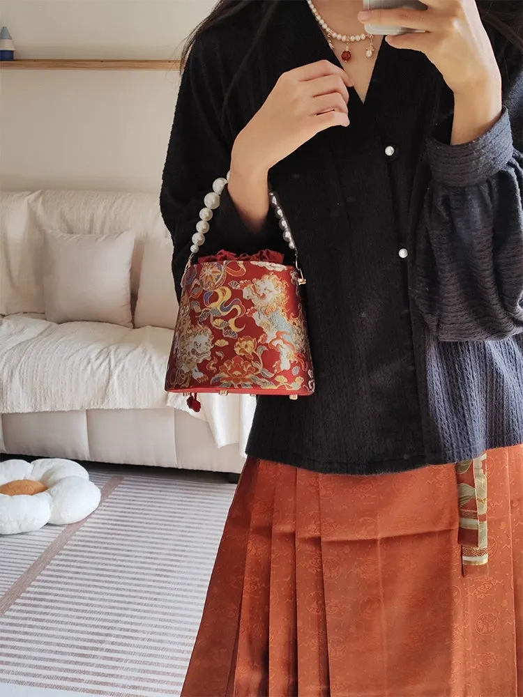 Xiao Shizi 小狮子 Little Lion Fortune Bucket Purse